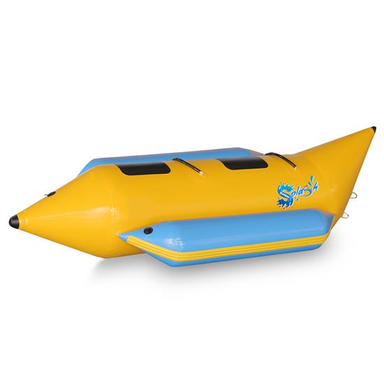 Pyle - SLBBFL2.3 , Sports and Outdoors , 2-Person Recreational Inflatable Banana Boat with Storage Bag, Foot Pump, and Repair Kit