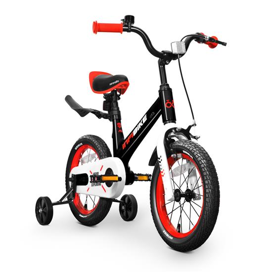 Pyle - SLBKBLK44 , Sports and Outdoors , Kids Toy Scooters , 14'' High-End Kid's Bicycle with 2 Hand Brakes, Reflectors, Bell, Tools, Training Wheels and Kickstand (Black)