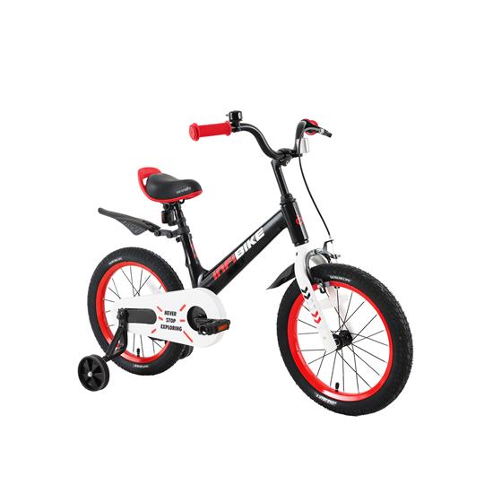 Pyle - SLBKBLK66 , Sports and Outdoors , Kids Toy Scooters , 16'' High-End Kid's Bicycle with 2 Hand Brakes, Reflectors, Bell, Tools, Training Wheels and Kickstand (Black)
