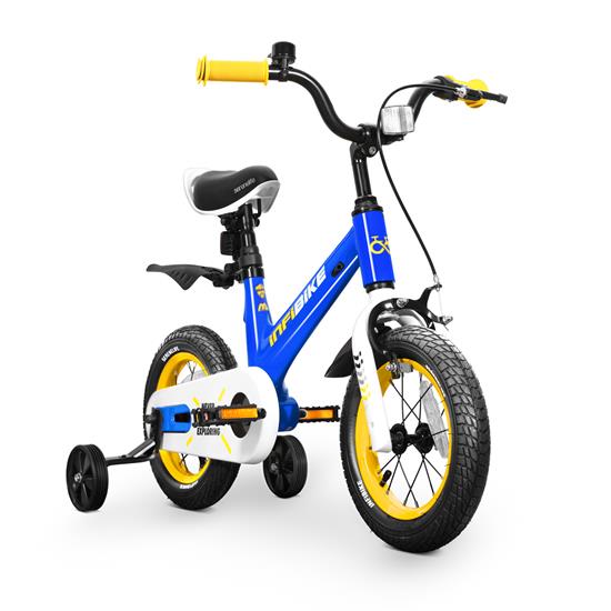 Pyle - SLBKBLU28 , Sports and Outdoors , Kids Toy Scooters , 12'' High-End Kid's Bicycle with 2 Hand Brakes, Reflectors, Bell, Tools, Training Wheels and Kickstand (Blue)