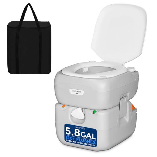 Pyle - SLCATL360.5 , Home and Office , Pressure Washers - Outdoor Cleaning , On the Road , Pressure Washers - Outdoor Cleaning , Outdoor Portable Toilet with Carrying Bag, Travel Toilet with Level indicator