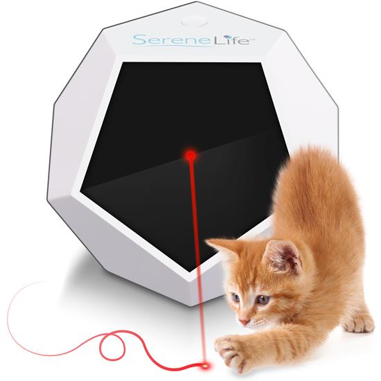 Pyle - SLCTLA40 , Misc , Smart Pet Laser Toy - Digital Cat Toy Laser Pointer