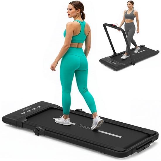 Pyle - SLFOLD20.6 , Home and Office , Fitness Equipment - Home Gym , Health and Fitness , Fitness Equipment - Home Gym , Folding Motorized Treadmill Machine - Electric Digital Two-Operation System Control