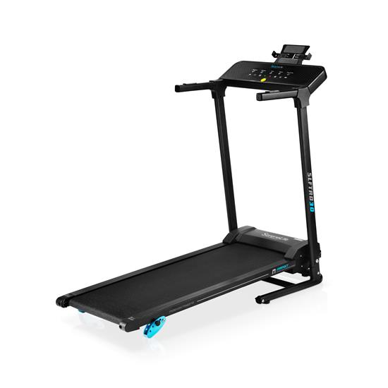 Pyle - SLFTRD30 , Health and Fitness , Fitness Equipment - Home Gym , Folding Treadmill Electric Motorized Running Machine - 12 Pre-set Program, 5 White LED Display & Mobile Phone/Tablet, Water Bottle Holder for Indoor Exercise