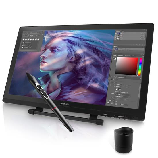 Pyle - SLGTTS21.3 , Home and Office , Arts and Crafts , 21.5'' Dual Mode Graphic Tablet Monitor - Pro Drawing Pen Display Monitor with Capacitive Touch Screen and Wireless Passive Pen