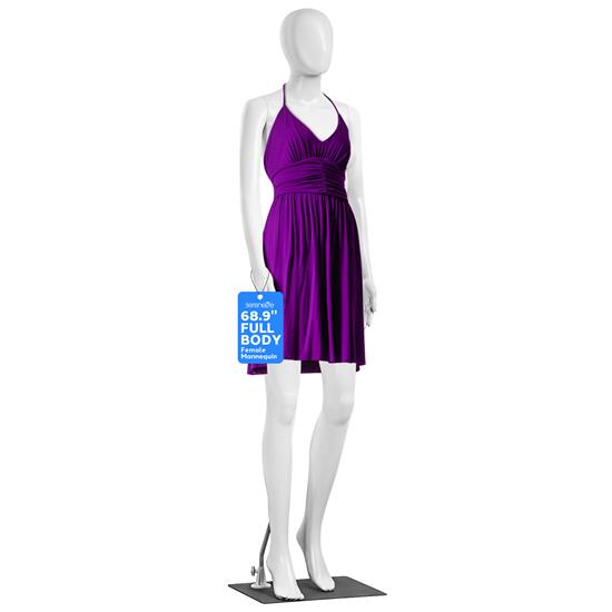 Pyle - SLMAQFE5 , Misc , 68.9'' Female Mannequin Torso Dress Form -  Detachable Mannequin Full Body Stand