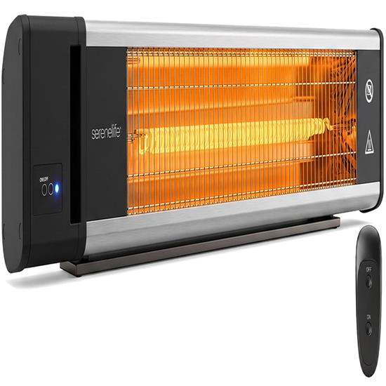 Pyle - SLOHT26 , Misc , Wall Mounting Patio Heater - Remote Control Ceiling and Wall Patio Heater with High Rated Aluminum Reflector