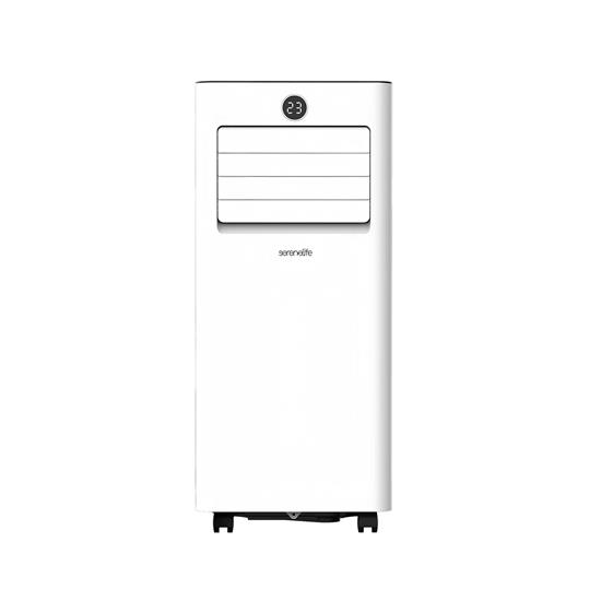 Pyle - SLPAC101 , Home and Office , Cooling Fans , Portable Air Conditioner - 1000 BTU (ASHRAE) Compact Cooling Unit with Window Mount Kit for Home Use (Gray)