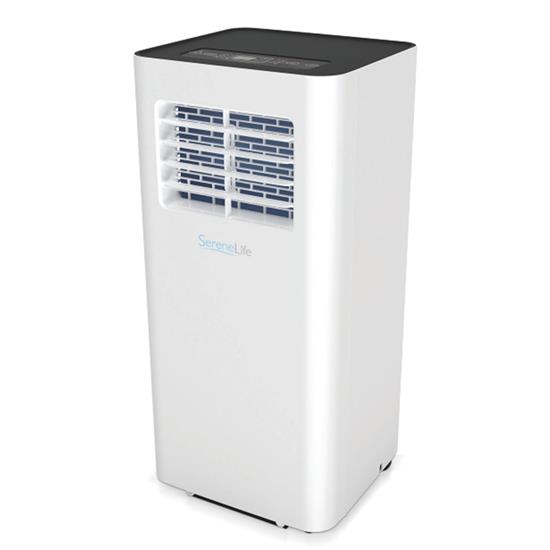 Pyle - SLPAC905WEU , Home and Office , Cooling Fans , Portable Room Air Conditioner with Built-in WiFi Capability - 9000 BTU Compact Home A/C Cooling Unit with Built-in Dehumidifier & Fan Modes, Includes Window Mount Kit (White)