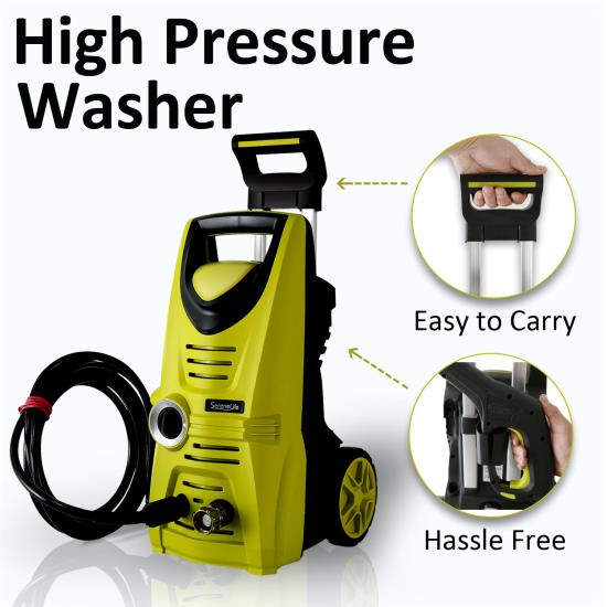 SereneLife SLPRWAS34 Sports and Outdoors Pressure Washers Outdoor Cleaning Home and
