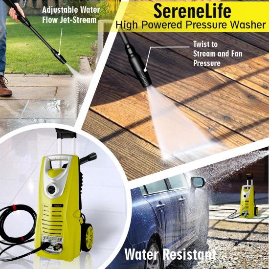 SereneLife SLPRWAS46.5 Sports and Outdoors Pressure Washers