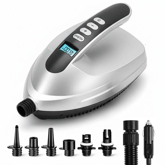 Pyle - SLPUMP10.7 , Tools and Meters , Air - Wind - Pressure , Electric Air Pump Compressor / Inflator (for SUP (Stand Up Paddle-Boards & Water Sport Pool Inflatables)