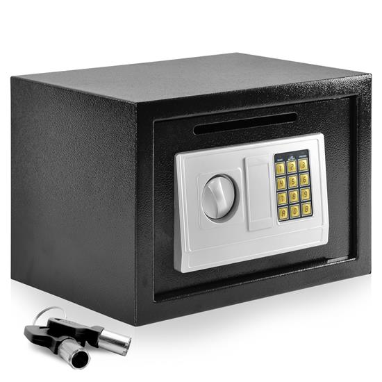 Pyle - AZSLSFE342 , Home and Office , Safe Boxes - Mailboxes , Electronic Safe Box with Mechanical Override, Includes Keys