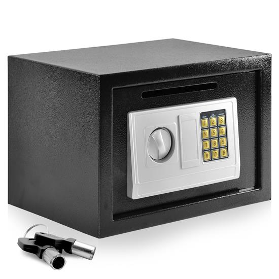 Pyle - SLSFE342 , Home and Office , Safe Boxes - Mailboxes , Electronic Safe Box with Mechanical Override, Includes Keys