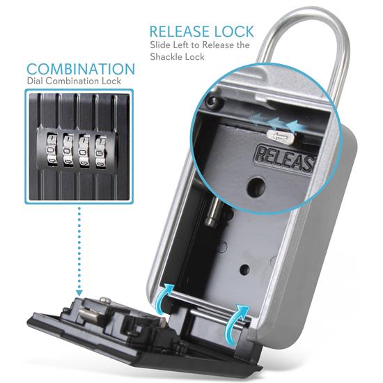 SereneLife SLSFKEY27 Home and Office Safe Boxes Mailboxes