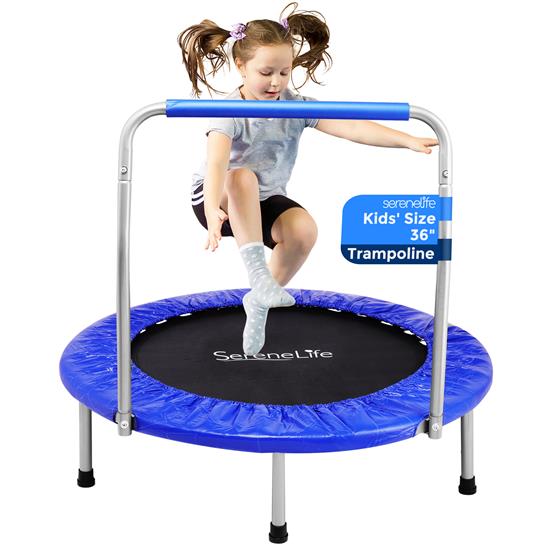 Pyle - SLSPT365 , Sports and Outdoors , Carrying Cases - Portability , Jumping Fun Sports Trampoline, Kids Size