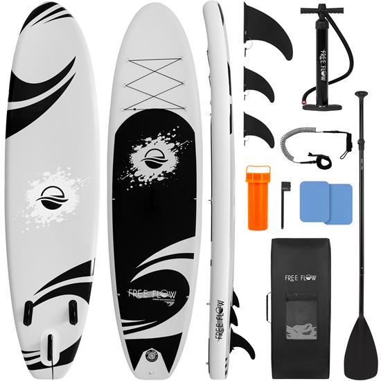 Pyle - SLSUPB06 , Sports and Outdoors , Carrying Cases - Portability , Free Flow Paddleboard SUP - Stand Up Water Paddle-Board (10’ ft.)