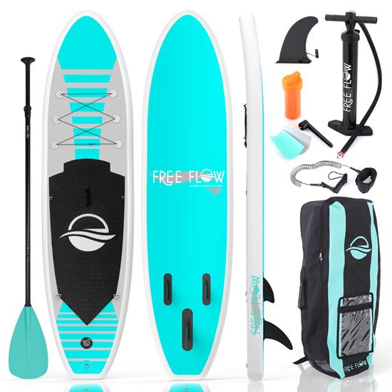 Pyle - SLSUPB105 , Misc , Free-Flow Inflatable SUP - Stand Up Water Paddle-Board