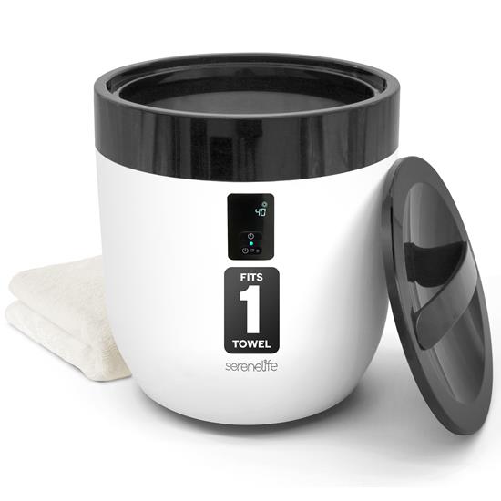 Pyle - SLTLWS550 , Home and Office , Vacuums - Steam Cleaners , Bucket Towel Warmers with Customized Fragrances for Spa and Bathroom, Timer 20/40/60/90 minutes, Fits 1 large Towel, Blanket, Bathrobe, PJs (Black)