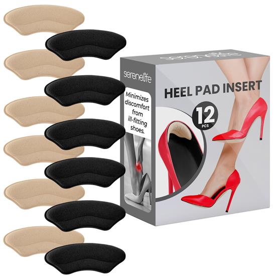 Pyle - SLVARBLAP6.5 , Home and Office , clothing & accessories , Heel Pad - Comfortable Grip Liner for Dress Shoes, Lefu shoes, High Heels Types of Shoes