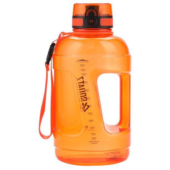 Pyle - SQPSB-3O , Kitchen & Cooking , Fridges & Coolers , 2300ml. Sports Big Volume Water Bottle - BPA Free, Leak Proof Water Jag with Handle for Gym, Sport and Outdoor (Orange)