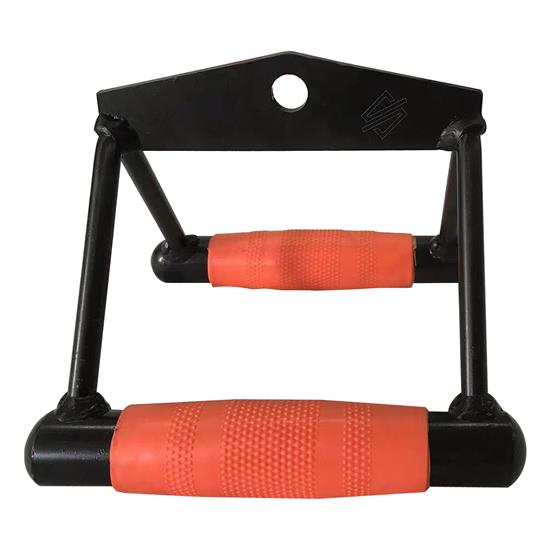 Pyle - SQRB1 , Home and Office , Fitness Equipment - Home Gym , Health and Fitness , Fitness Equipment - Home Gym , Double D Row Handle Cable Attachment - Non-Slip Handles for Weight Workout with 360 Degree Rotational Knuckle