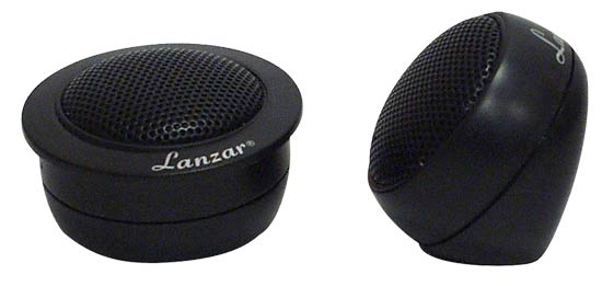 Pyle - TCS , On the Road , Tweeters , 1'' Silk Dome Neodymium Flush, Surface or Angle Mount Tweeter