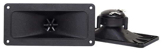 Pyle - TW12 , On the Road , Tweeters , 2'' x 5'' 200 Watts Wide Dispersion Horn Piezo Tweeter
