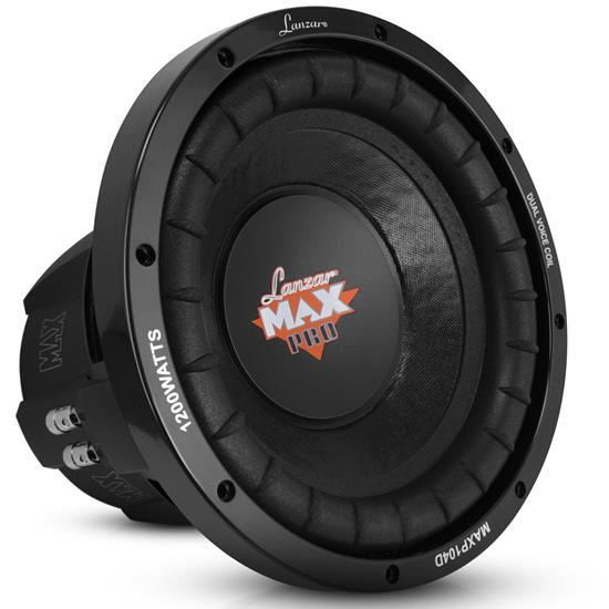 Pyle - UMAXP104D , On the Road , Vehicle Subwoofers , Max Pro 10'' 1200 Watt Small Enclosure Dual 4 Ohm Subwoofer