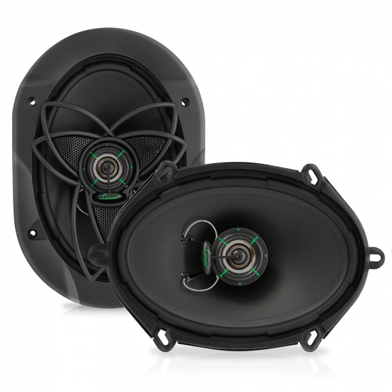 Pyle - VX572 , On the Road , Vehicle Speakers , 5’’ x 7’’ / 6’’ x 8’’ -In Car Stereo Speaker Pair - Universal OEM Replacement 2-Way Pro Audio Component Speakers (180 Watt MAX)
